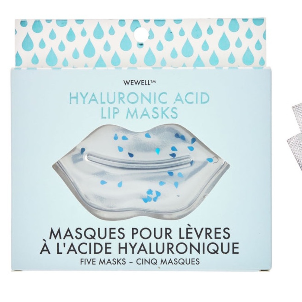 Hyaluronic Acid Lip Masks pack of 5 Blue